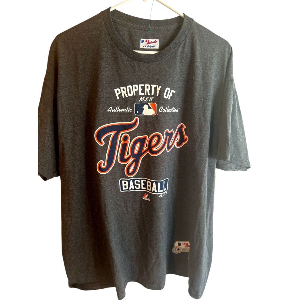 Majestic‎ shirt MLB Detroit Tigers Baseball size XL